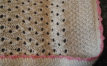 Детский плед. Фрагмент.