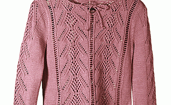 Ажурный пуловер