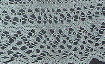 Шаль Мое небо - кайма