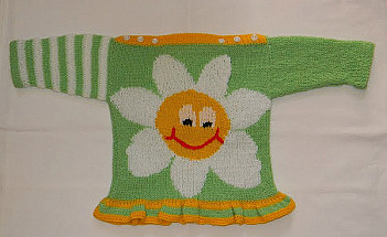 Детский комплект: кофточка (перед).