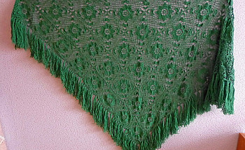 Шаль из квадратов