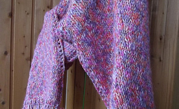 Шарф с кисточками.