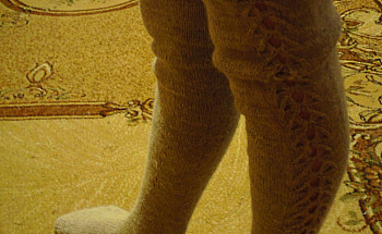 Гольфы из альпака вул