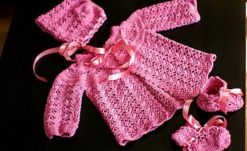 Детский костюмчик розовый