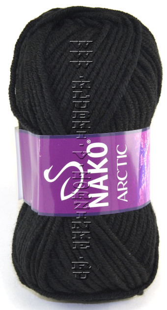 Пряжа Arctic Nako - (6052 - Черный)