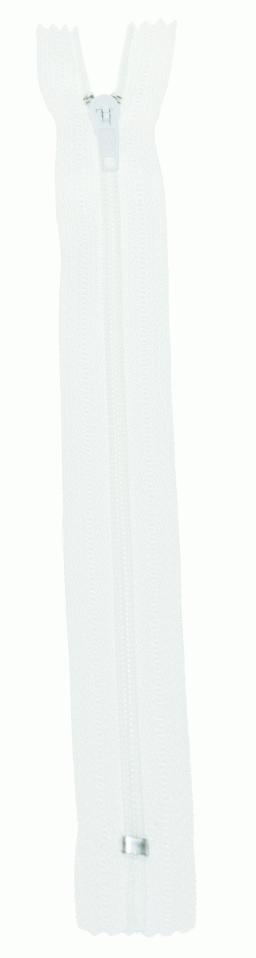 Молния Спираль н/р брючная G004P Gamma, тип 4, 20 см (101 - Белый)