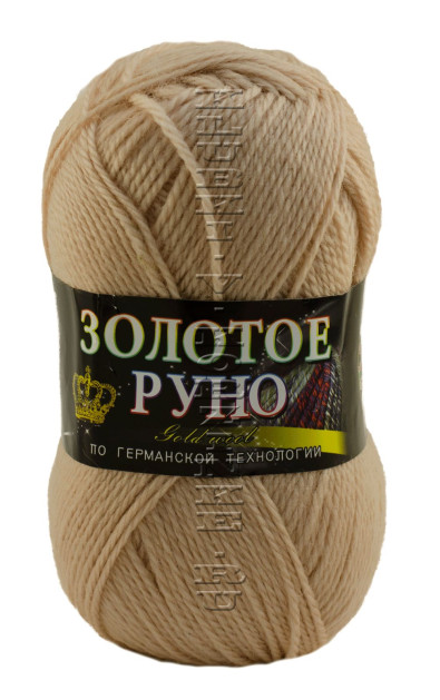 Пряжа «Золотое Руно» Color City - (111 - Светло-бежевый)