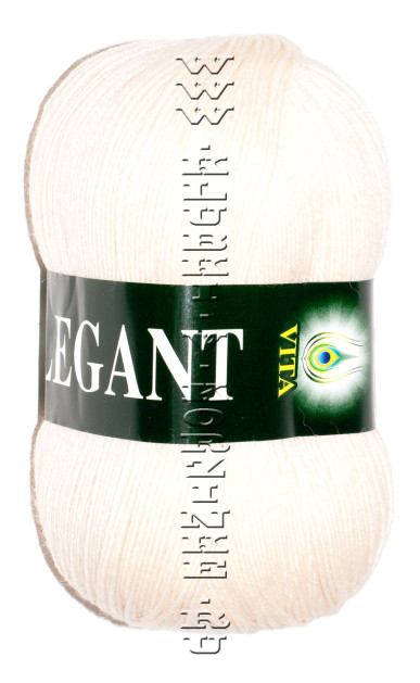 Пряжа VITA "ELEGANT" - (2077 - Экрю)