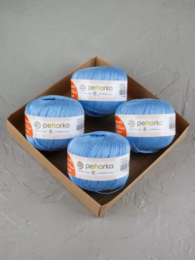 Пряжа Пехорка «Ажурная» - (05 - Голубой)