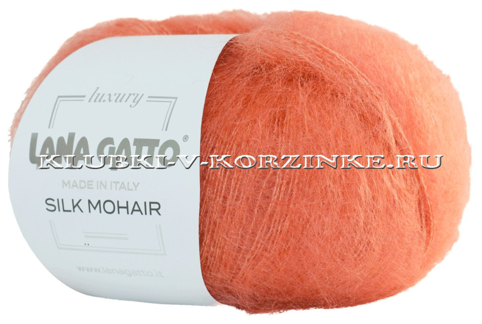 Пряжа Silk Mohair Lana Gatto - (8392 - Рыжик)