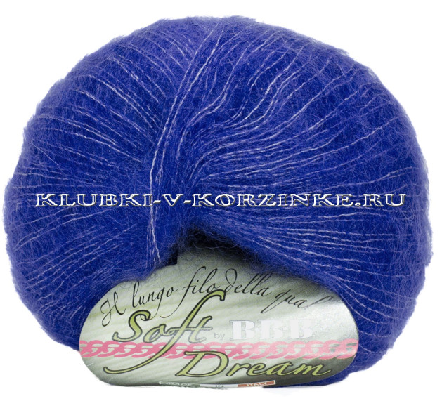 Пряжа Soft Dream BBB - (7070 - Ярко синий)