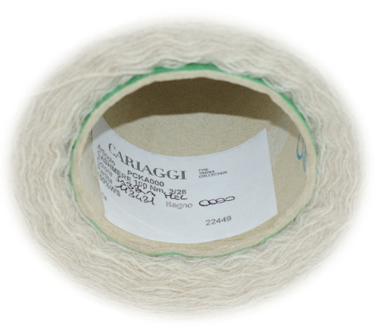 Пряжа в бобинах Cashmere 2/28 Cariaggi (0343 - Св.бежевый)