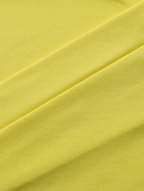 Ткань для шитья кулирная гладь отрез 140х200 см (008 - Лимонный)