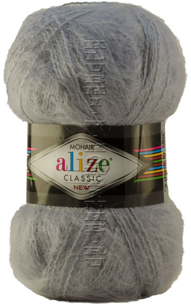 Пряжа Mohair Classic New Alize - (21 - Серый)
