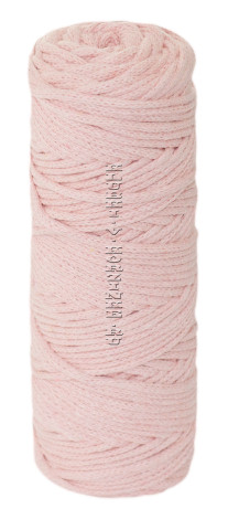 Шнур 4 мм 100 м - (2126 - Светло - розовый)
