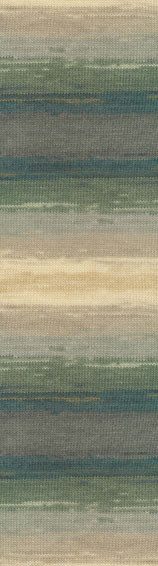 Пряжа ANGORA GOLD SIMLI BATIK Alize - (4336 - Беж, зеленый, хаки)