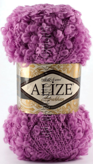 Пряжа Astrakhan Alize - (278 - Сухая роза) 100 г / 150 м82% шерсть, 12% мохер, 6% полиамид 
