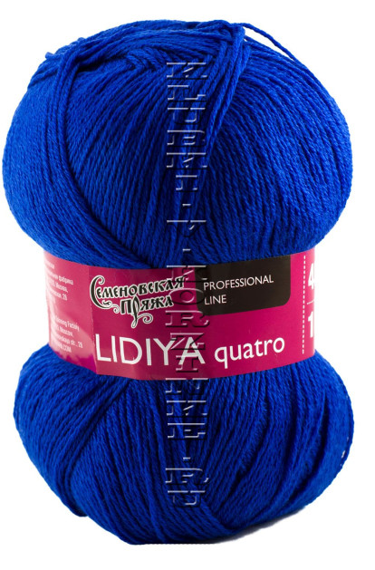 Пряжа Семеновская «Лидия ПШ кватро» - (180 - Василек)
