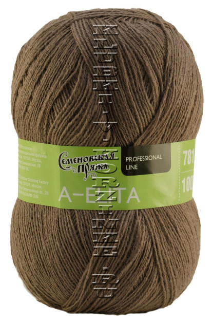 Пряжа Семеновская «Аэлита» - (621 - Какао)
