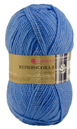 Пряжа Пехорка «Мериносовая» - (98 - Лесной колокольчик)