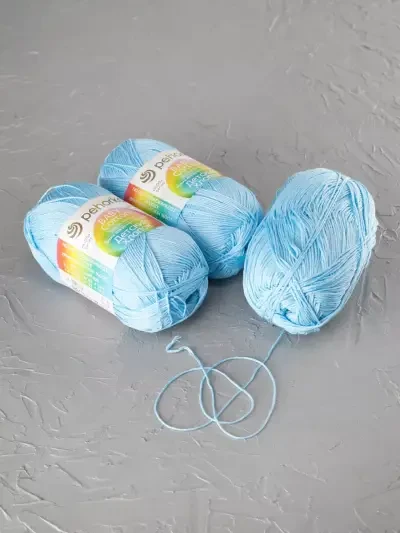 Пряжа Пехорка «Детский хлопок» - (60 - Светло-голубой)