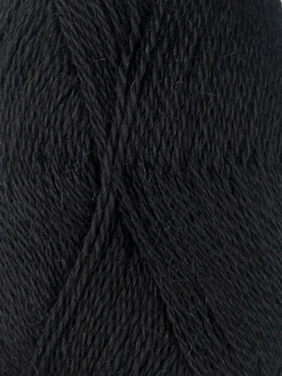 Пряжа Пехорка Деревенская - (02 - Черный)