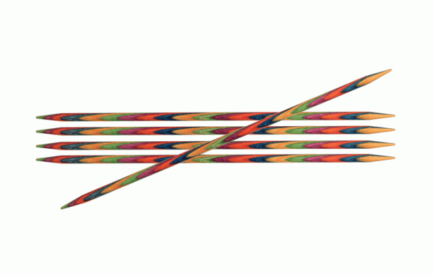 Спицы KnitPro Symfonie чулочные №4,5; 20 см (арт.20110)