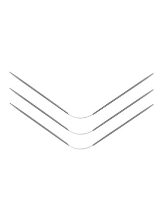  Спицы носочные гибкие металлические d 2.5 мм 23 см