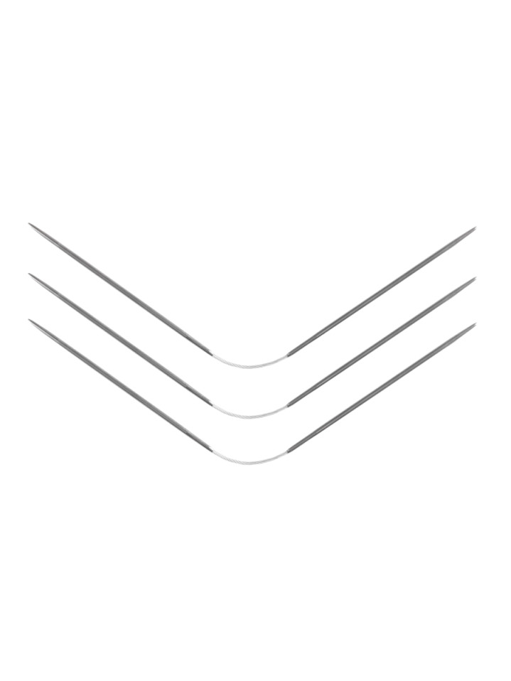  Спицы носочные гибкие металлические d 2.5 мм 23 см