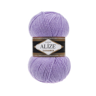 Пряжа «LANAGOLD Alize» - (166 - Лиловый)