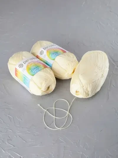 Пряжа Пехорка «Детский хлопок» - (64 - Светло-лимоновый)