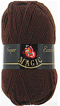 Пряжа MAGIC "Super Excellence" - (87 - Коричневый)