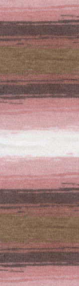 Пряжа ANGORA GOLD SIMLI BATIK Alize - (4339 - Серый, розовый, коричневый)