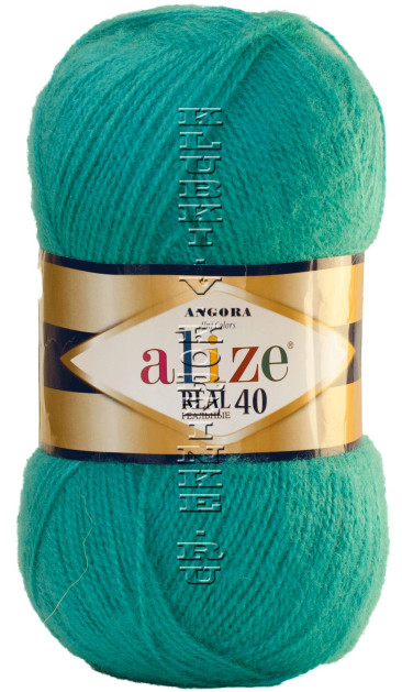 Пряжа Angora Real 40 Alize - (570 - Бирюзовый)