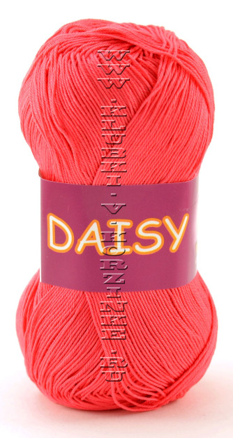 Пряжа VITA cotton  Daisy - (4421 - Розовый коралл)