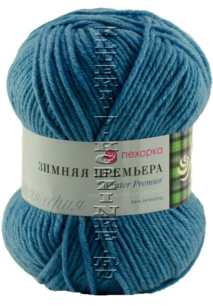 Пряжа Пехорка «Зимняя премьера» - (354 - Св.лагуна)