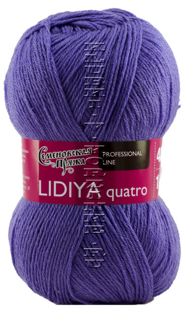 Пряжа Семеновская «Лидия ПШ кватро» - (272 - Колокольчик)