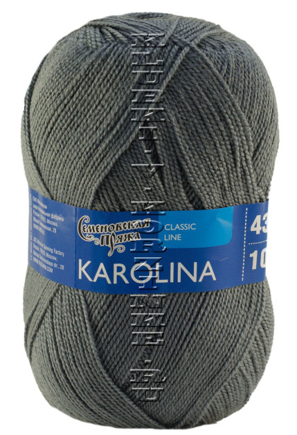 Пряжа Семеновская «Каролина» - (56 - Стальной)
