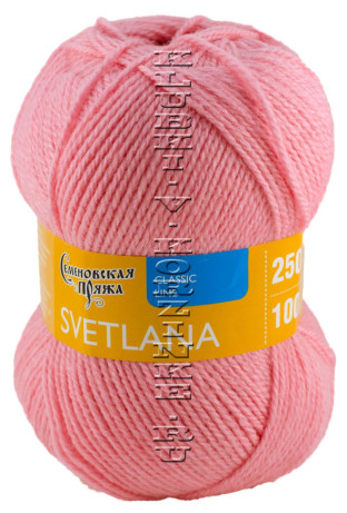 Пряжа Семеновская «Светлана» - (20 - Розовый)