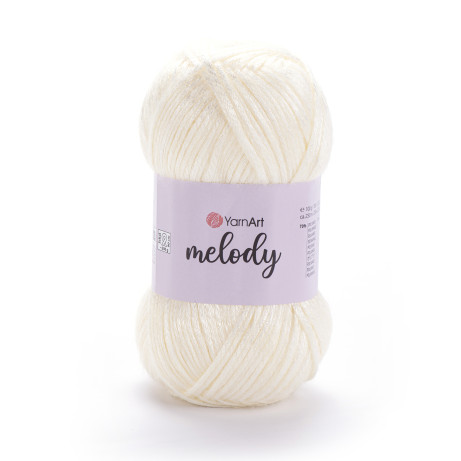Пряжа YarnArt Melody - (880 - Молочный)