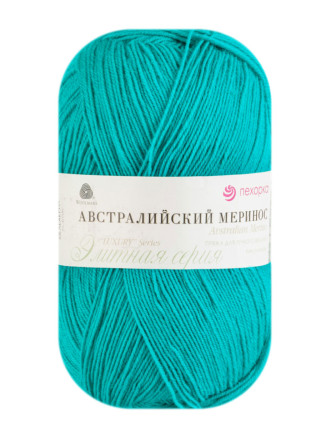 Пряжа Пехорка «Австралийский меринос» (335 - Изумруд)