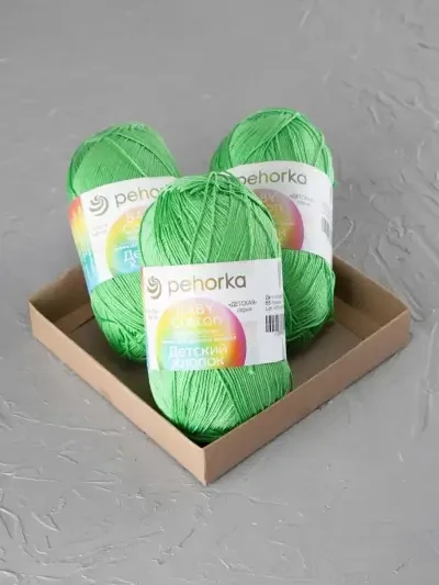Пряжа Пехорка «Детский хлопок» - (65 - Экзотика)