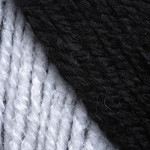 Пряжа YarnArt "COLOR GARDEN" - (28 - Бело-черный)