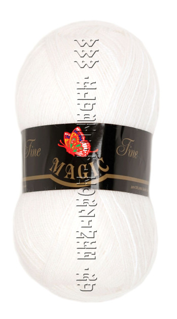 Пряжа MAGIC "Fine" - (1401 - Белый)