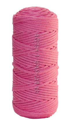 Шнур 4 мм 100 м - (2127 - Розовый)
