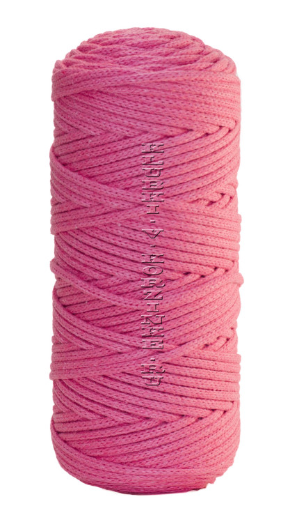 Шнур 4 мм 100 м - (2127 - Розовый)