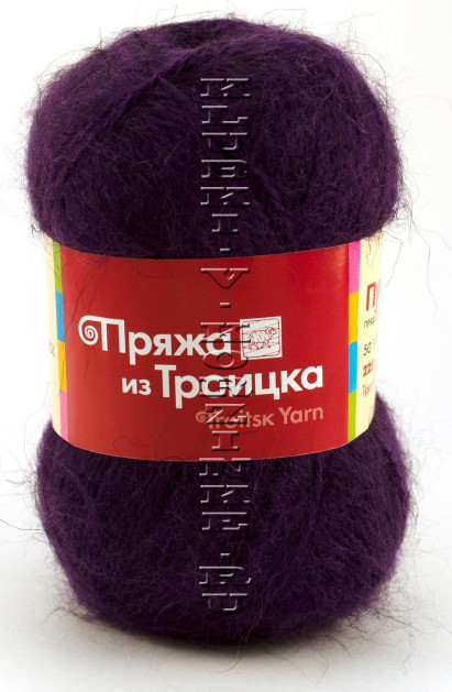 Пряжа Троицкая «Пушинка» - (0263 - Фиолетовый)