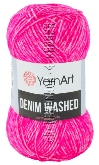 Пряжа YarnArt Denim Washed - (903 - Яр.розовый)