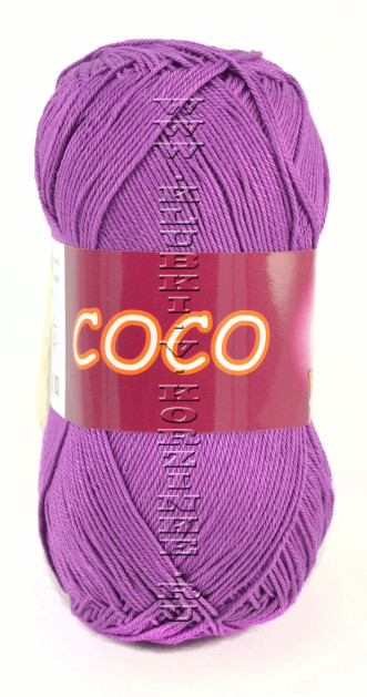 Пряжа VITA cotton "COCO" - (3888 - Лиловый)