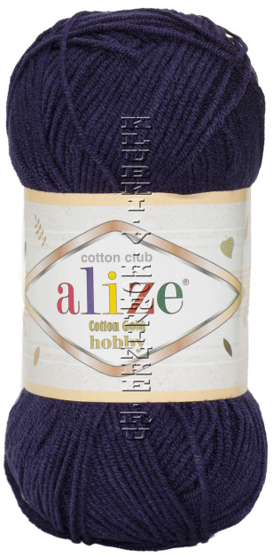 Пряжа Cotton Gold Hobby Alize - (58 - Тёмно - синий)